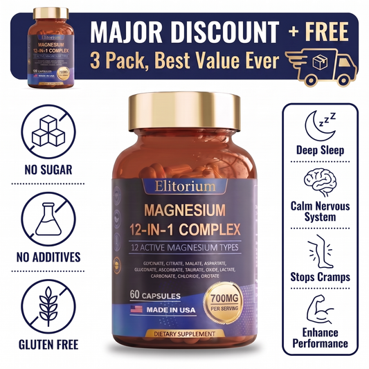 Elitorium Magnesium 12-in-1 Complex